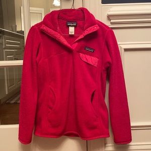 HOT PINK PATAGONIA PULL OVER